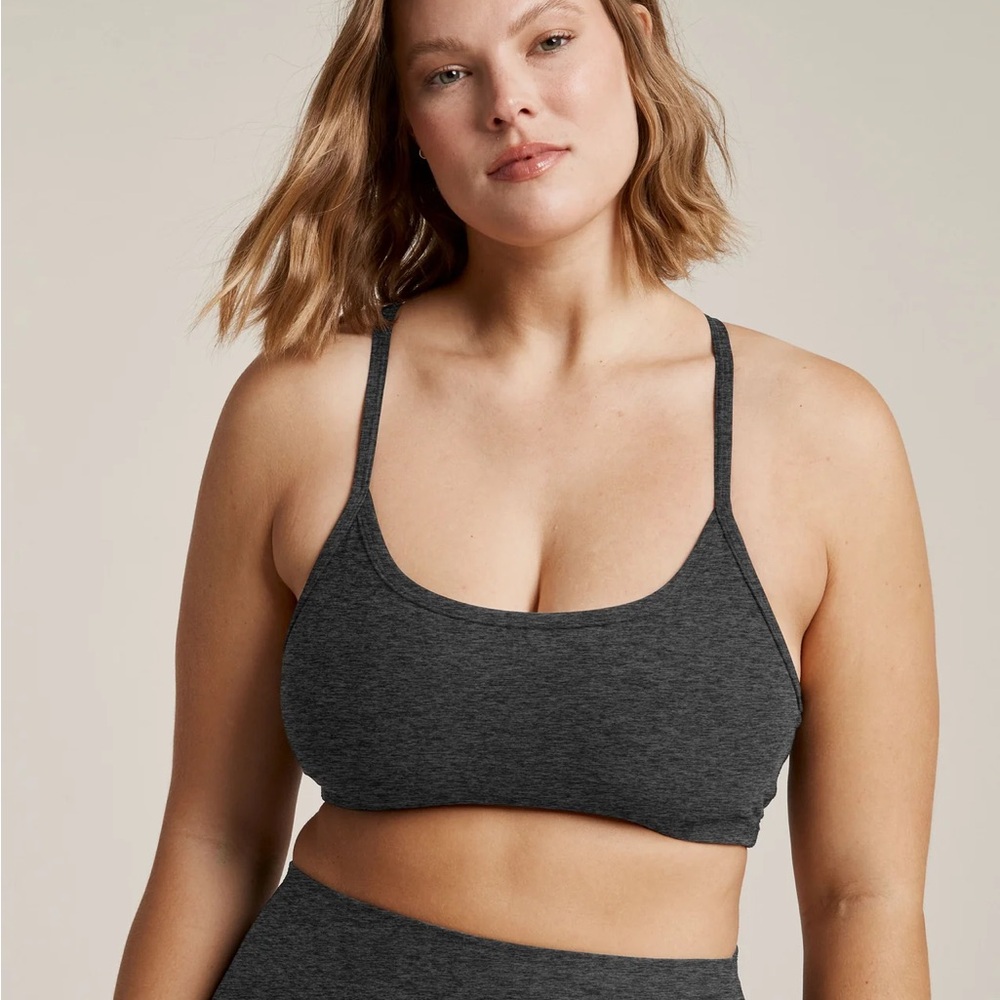 Beyond Yoga Dark Gray Sports Bra
